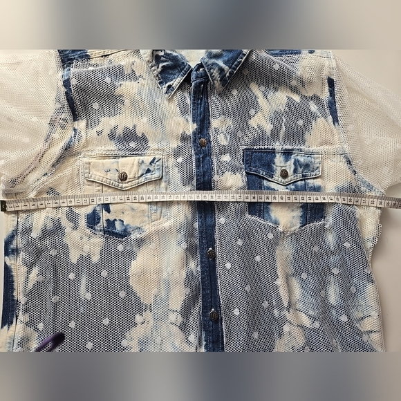 Refashioned Denim & Tulle Jacket (M/L) - Picture 10 of 16